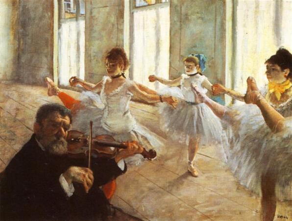<리허설(Rehearsal)>(1879) ⓒ에드거 드가(Edgar Degar)