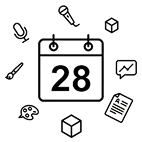 작품 발표 일정 홍보